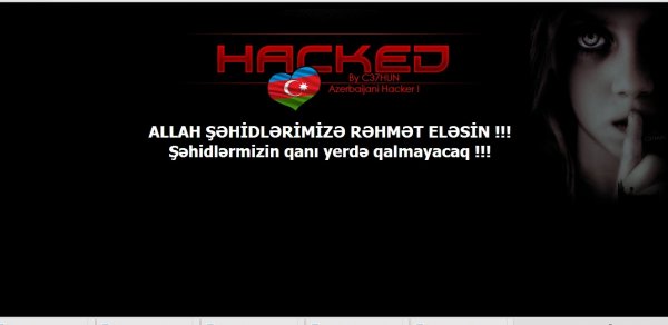 Hakerimiz 27 erməni saytını dağıtdı - SİYAHI