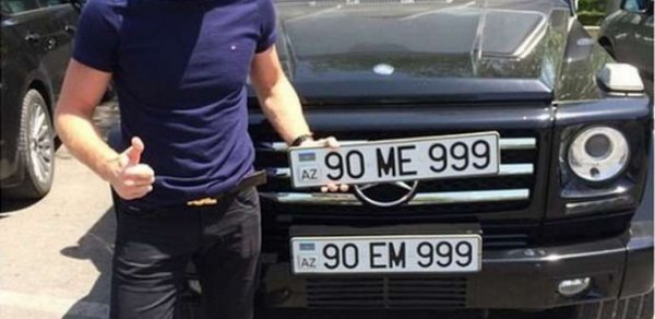 Eduard Məmmədovun 100 minlik avtomobili və bahalı - NÖMRƏLƏRİ