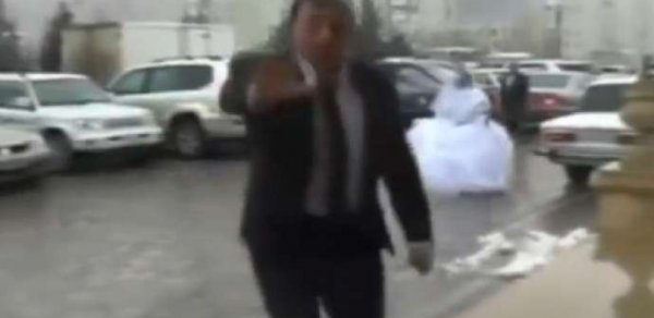 Sumqayıtda gəlin bəyi qoyub qaçdı – VİDEO