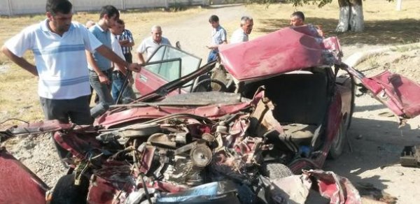 Ağcabədidə tükürpərdici qəza - FOTO