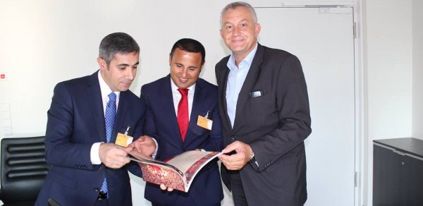 Azərbaycanın iki QHT rəhbəri Almaniya parlamentinin deputatı ilə görüşüblər - FOTOLAR