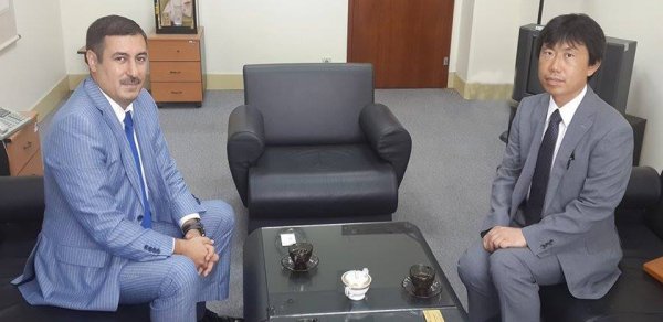 Rufiz Qonaqov Fələstinin Azərbaycandakı səfiri ilə görüşüb