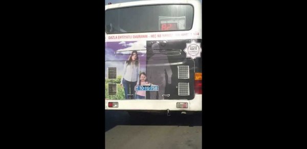 Bakıda dəhşət: avtobus piyadanan üstünə çıxdı