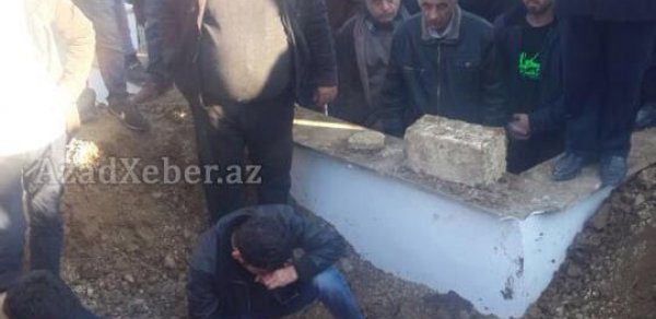 Bakıda nişanlı cütlüyü xonça ilə dəfn etdilər -  FOTOLAR 