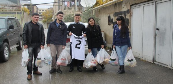 “Qarabağ”ın futboçusu bunu da etdi - FOTOLAR