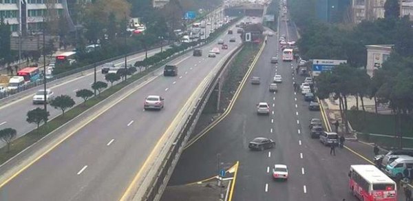 Bakıda təmirə bağlanmış daha bir yol istismara verildi