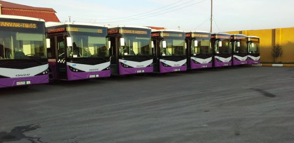 Bakıya 50 ədəd yeni avtobus gətirilib - FOTOLAR