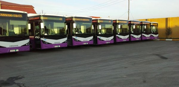 Yeni marşrut avtobuslar xəttə buraxıldı