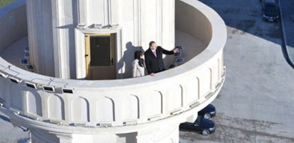 Prezident və xanımı Bakıda Heydər məscidinin açılışında - FOTOLAR