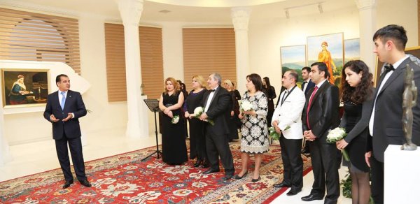 Elmar Vəliyev sərgi-konsertdə iştirak edib - FOTO