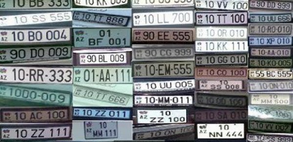 Polis 230 min manata avtomobil nömrəsi satanları həbs etdi