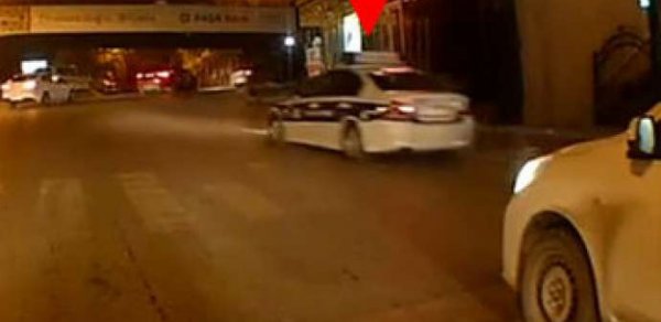 Bakıda gecə vaxtı qayda pozan yol polisi –  VİDEO 