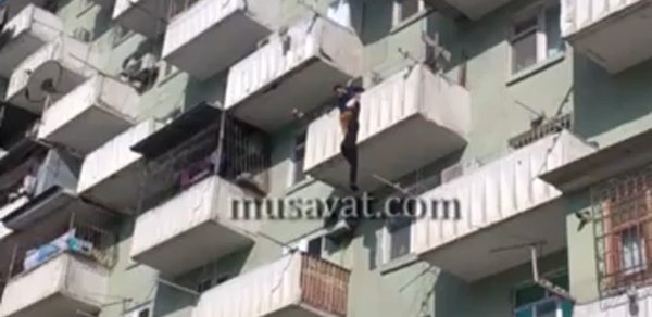 5-ci mərtəbədən yıxılmasının videosu yayılan qadından yeni xəbər