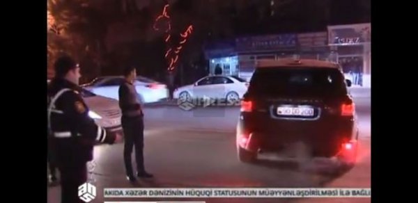 Bakıda 150 minlik maşını sərxoş sürən sürücü həbs olundu - VİDEO