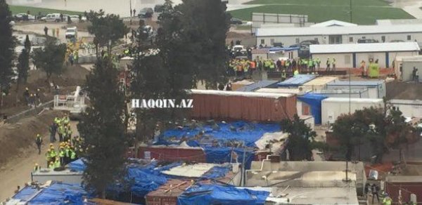 Bakıda fəhlələr aksiya keçirir – FOTOLAR
