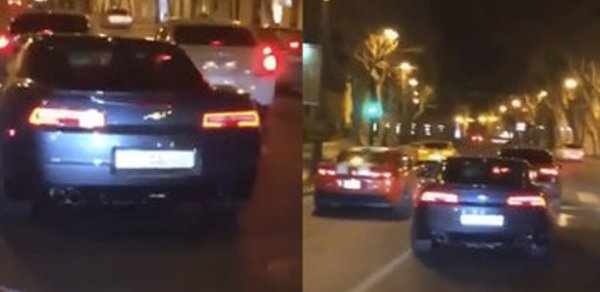 Bakının mərkəzində AA seriyalı avtoş - VIDEO