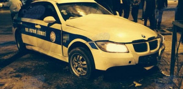 Polis qəza törətdi – 8 yaşlı uşaq yaralandı