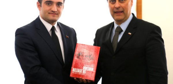 Əhməd Şahidov Sloveniya Parlamentinin sədri ilə görüşüb