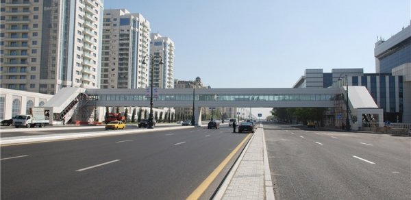 Bakının böyük yolu açılır - FOTOLAR