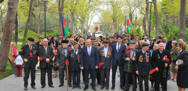 Səbail rayonunda Qələbənin 70-ci ildönümü qeyd olundu