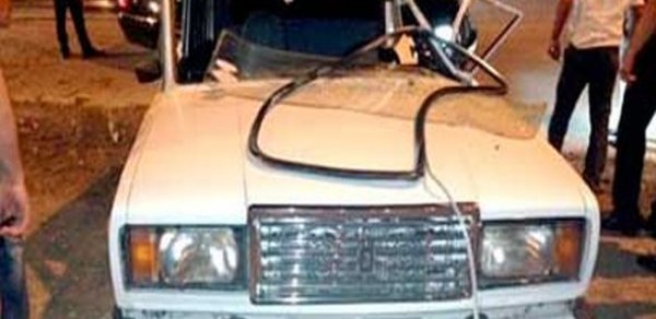 Bakıda polislər qəzaya düşdülər