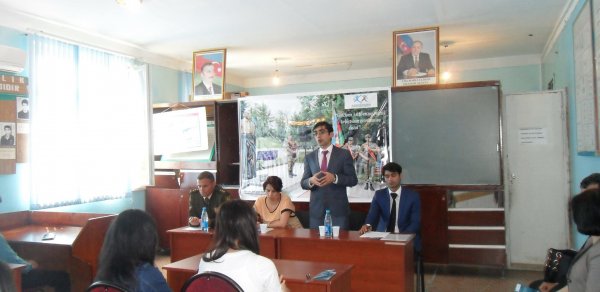 Layihə çərçivəsində növbəti tədbir Peşə liseyində keçirilib