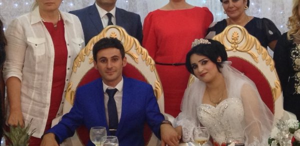 Yaralanan əsgərin toyu oldu - FOTOLAR