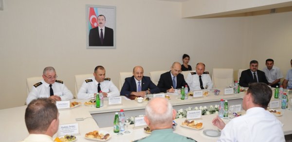 Səbaildə RF hərbi dənizçiləri ilə görüş - FOTOLAR