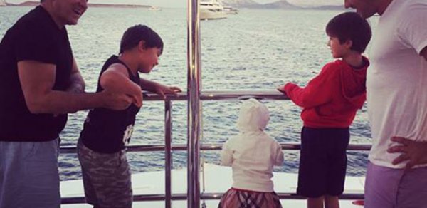 Emin Leyla Əliyevanın övladlığa götürdüyü qızla - FOTO