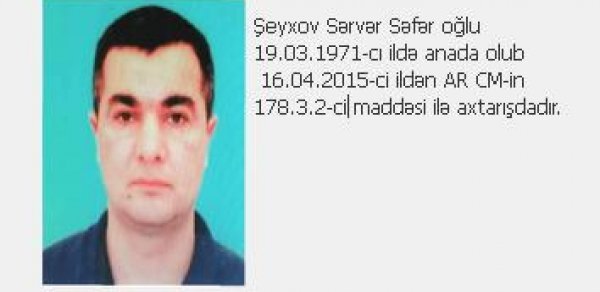 Azərbaycanda daha bir iş adamı axtarışa verilib