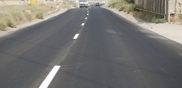 Balaxanı yolunda təmir başa çatdırılıb -  FOTO