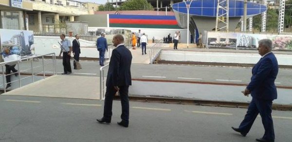 Prezident Bakı-Sumqayıt qatarını istifadəyə verdi - FOTOLAR