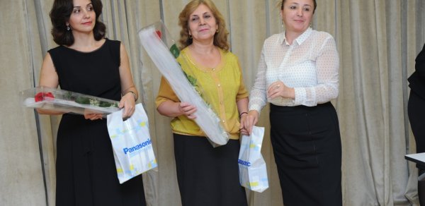 Beynəlxalq Müəllim günü Nəsimi rayonunda qeyd olundu - FOTOLAR