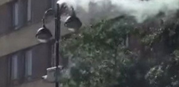 Bakıda DİN-in kamerası belə yandı - VİDEO