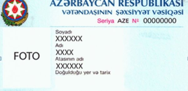 Şəxsiyyət vəsiqəsinə görə  RÜSUMLAR 