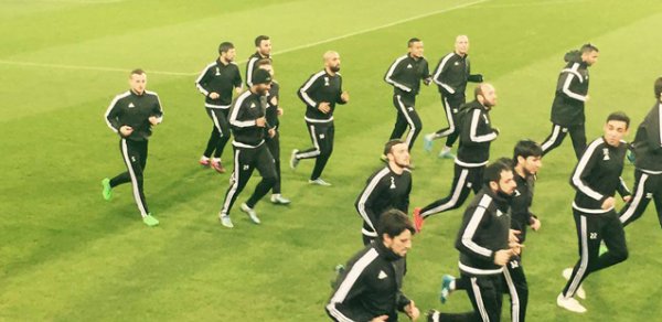 Jurnalistlər “Qarabağ”ın məşqini izlədi -  FOTOLAR