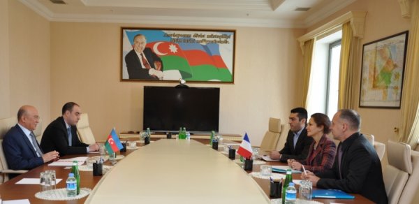 Kəmaləddin Heydərov Fransanın Azərbaycanda yeni səfiri ilə görüşüb