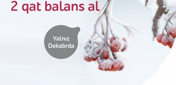 “Nar” nömrələrinə ikinci həyat verin, ikiqat balans qazanın