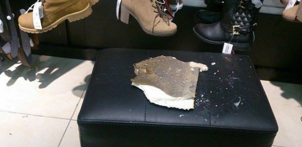 Bakıda məşhur mağazada insan həyatı ilə oynayırlar–FOTOLAR