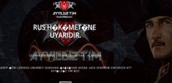 Türkiyə haker qrupundan rus saytlarına hücum -  “Mehtər Marşı” səslənir