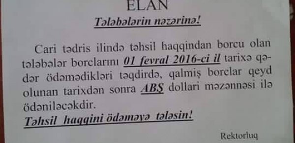 Böhran rüşvətə də təsir etdi: 