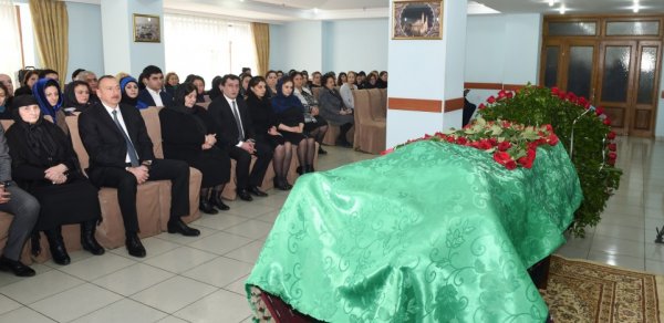 İlham Əliyev, Mehdiyev və Usubov vida mərasimində –Video