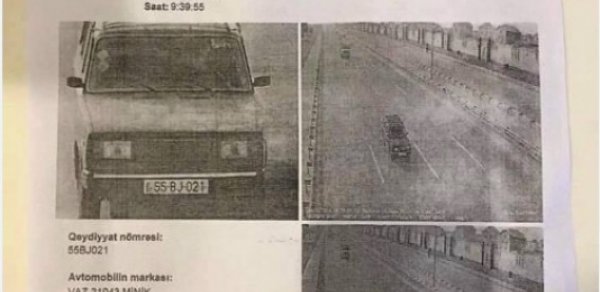 Yol polisinin daha bir biabırçılığı: VAZ-2107 230-la radara düşdü - (FOTOFAKT)