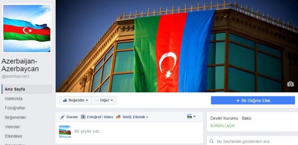 Facebookda 800 minlik Azərbaycan səhifəsi əleyhinə kampaniya başladıldı