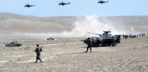 В Нахчыване военные учения