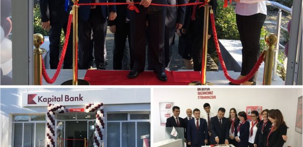Kapital Bank открыл обновленный филиал в Гахе