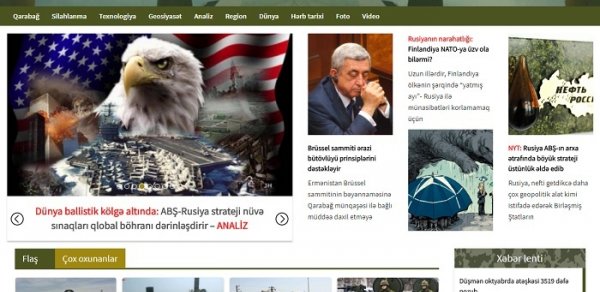 Azərbaycan dilində yeni hərbi sayt açıldı