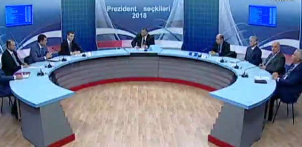 Prezidentliyə namizədlərin üçüncü debatı - TAM VİDEO