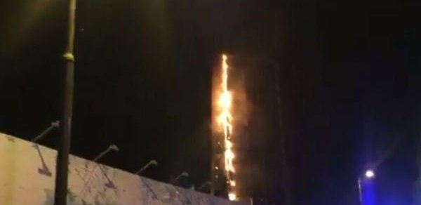 "Tramp Tower” binasındakı ikinci yanğın söndürüldü