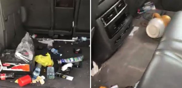 Bakıda ərəblər maşının başına oyun açdı: Aftafa, “pampers”, zibillik… – VİDEO
